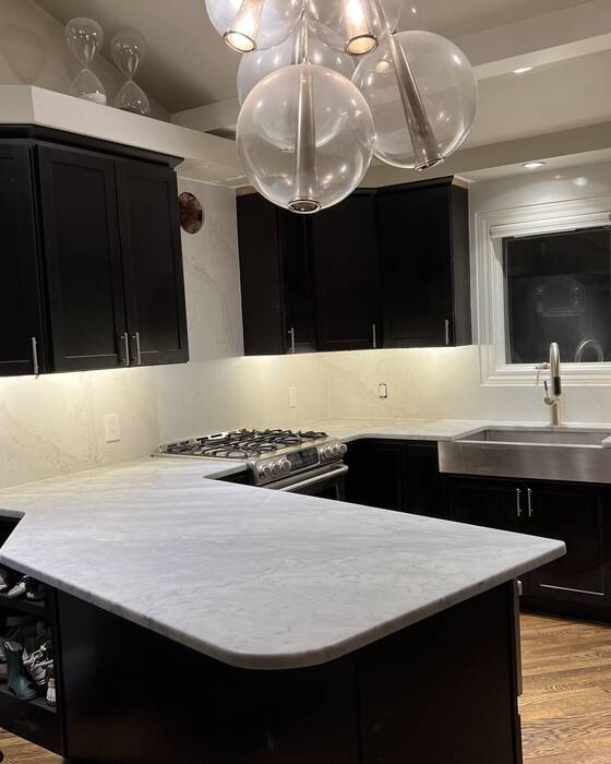 Kitchens & islands, fabricated and installed by Beautiful Granite & Marble