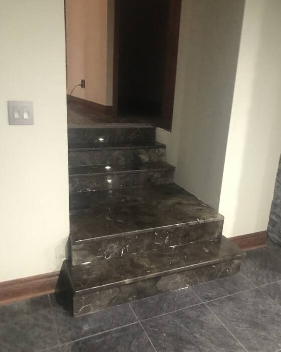 Stairs, fabricated and installed by Beautiful Granite & Marble