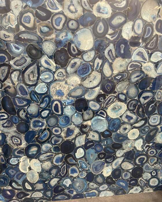 A full stone slab in the yard at Beautiful Granite & Marble
