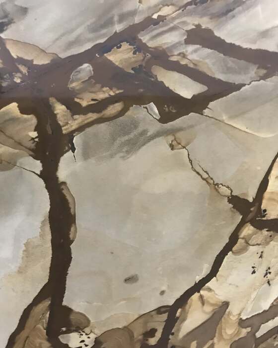 A full stone slab in the yard at Beautiful Granite & Marble