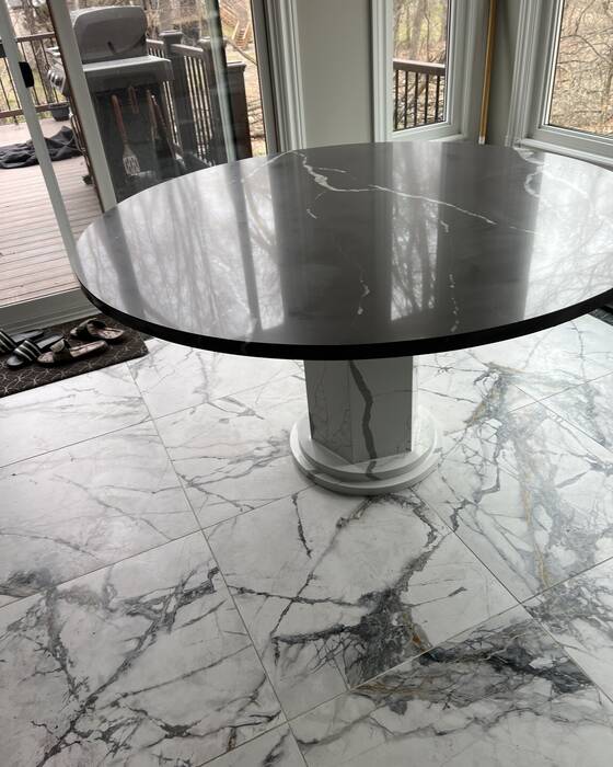 Tables & bars, fabricated and installed by Beautiful Granite & Marble